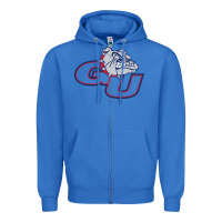 True Royal gonzaga bulldogs Zipper Hoodie - linhVisuals