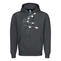 Smoke the modest mouse Zipper Hoodie - linhVisuals