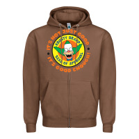 Chestnut krusty the clown Zipper Hoodie - linhVisuals