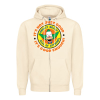 Sandshell krusty the clown Zipper Hoodie - linhVisuals
