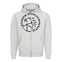 Dove Grey Purdue University Zipper Hoodie - linhVisuals