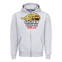 Heather Grey Golden Glove Boxing Club, King of the Ring Outfit. Zipper Hoodie - linhVisuals