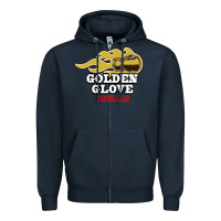 Navy Golden Glove Boxing Club, King of the Ring Outfit. Zipper Hoodie - linhVisuals