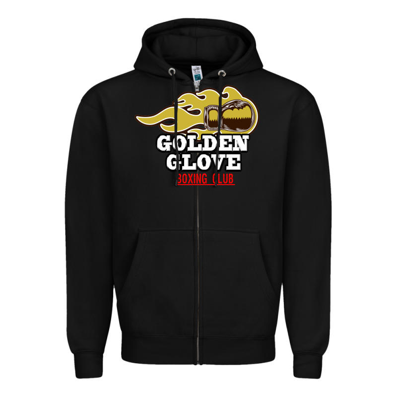 Golden Glove Boxing Club, King Of The Ring Outfit. Zipper Hoodie by linhVisuals | Teevron