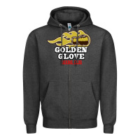 Charcoal Heather Golden Glove Boxing Club, King of the Ring Outfit. Zipper Hoodie - linhVisuals