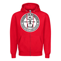 Red University of Richmond Zipper Hoodie - linhVisuals