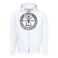 White University of Richmond Zipper Hoodie - linhVisuals