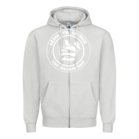 Dove Grey grand funk railroad Zipper Hoodie - linhVisuals