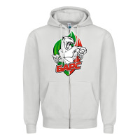 Dove Grey jhc bars Zipper Hoodie - linhVisuals