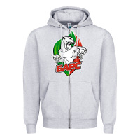 Heather Grey jhc bars Zipper Hoodie - linhVisuals