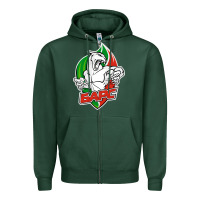 Sports Green jhc bars Zipper Hoodie - linhVisuals