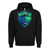 Black yugra khanty mansiysk Zipper Hoodie - linhVisuals