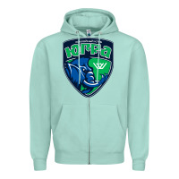 Seafoam yugra khanty mansiysk Zipper Hoodie - linhVisuals