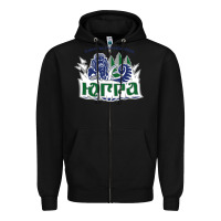 Black yugra khanty mansiysk 2 Zipper Hoodie - linhVisuals