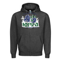 Charcoal Heather yugra khanty mansiysk 2 Zipper Hoodie - linhVisuals