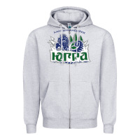 Heather Grey yugra khanty mansiysk 2 Zipper Hoodie - linhVisuals
