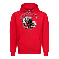 Red whitesnake ws Zipper Hoodie - linhVisuals
