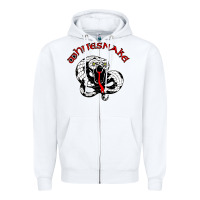 White whitesnake ws Zipper Hoodie - linhVisuals