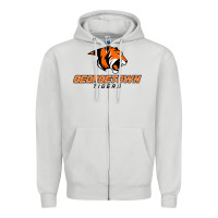 Dove Grey georgetown college tiger Zipper Hoodie - linhVisuals