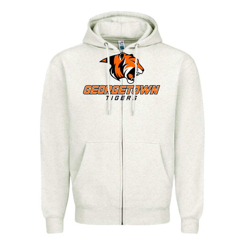 Georgetown College Tiger Zipper Hoodie by linhVisuals | Teevron