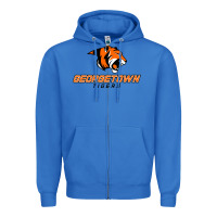 True Royal georgetown college tiger Zipper Hoodie - linhVisuals