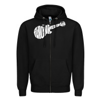 Black The Monkees Zipper Hoodie - linhVisuals