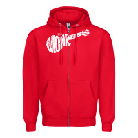 Red The Monkees Zipper Hoodie - linhVisuals