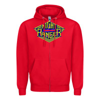 Red night ranger Zipper Hoodie - linhVisuals