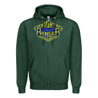 Sports Green night ranger Zipper Hoodie - linhVisuals