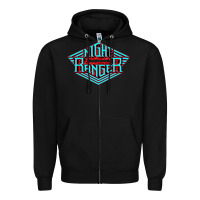 Black night ranger Zipper Hoodie - linhVisuals