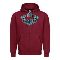 Burgundy night ranger Zipper Hoodie - linhVisuals