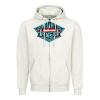Oatmeal Heather night ranger Zipper Hoodie - linhVisuals