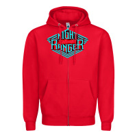 Red night ranger Zipper Hoodie - linhVisuals