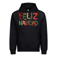 Black feliz navidad Spanish christmas Urban Hoodie - Jasminsmagicworld