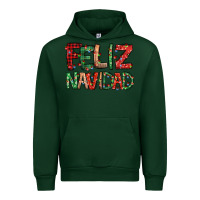 Forest Green feliz navidad Spanish christmas Urban Hoodie - Jasminsmagicworld