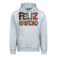 Heather Grey feliz navidad Spanish christmas Urban Hoodie - Jasminsmagicworld