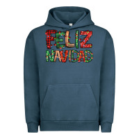 Pigment Midnight Navy feliz navidad Spanish christmas Urban Hoodie - Jasminsmagicworld
