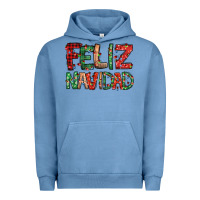 Pigment Pebble Blue feliz navidad Spanish christmas Urban Hoodie - Jasminsmagicworld