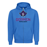 True Royal goshen college maple leafs2 vectorized Zipper Hoodie - linhVisuals