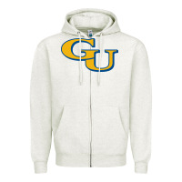 Oatmeal Heather graceland university yellowjacket Zipper Hoodie - linhVisuals