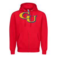 Red graceland university yellowjacket Zipper Hoodie - linhVisuals