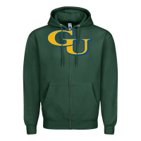 Sports Green graceland university yellowjacket Zipper Hoodie - linhVisuals
