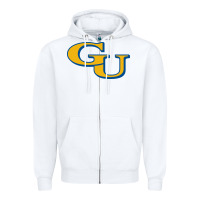 White graceland university yellowjacket Zipper Hoodie - linhVisuals