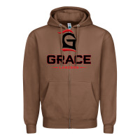 Chestnut grace college & seminary lancers1 vectorized Zipper Hoodie - linhVisuals