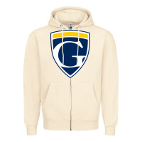 Sandshell graceland university yellowjackets vectorized Zipper Hoodie - linhVisuals