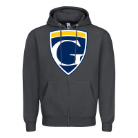 Smoke graceland university yellowjackets vectorized Zipper Hoodie - linhVisuals