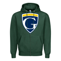 Sports Green graceland university yellowjackets vectorized Zipper Hoodie - linhVisuals