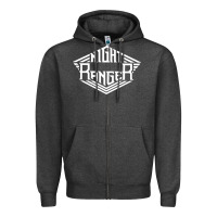 Charcoal Heather night ranger Zipper Hoodie - linhVisuals