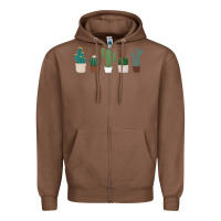 Chestnut cute plant Zipper Hoodie - linhVisuals