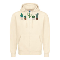 Sandshell cute plant Zipper Hoodie - linhVisuals